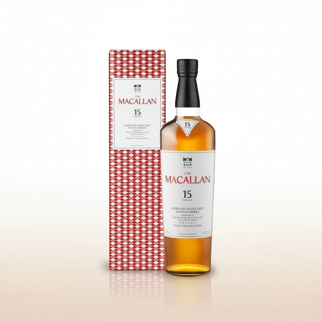 Beautified Macallan 15 bottle and box