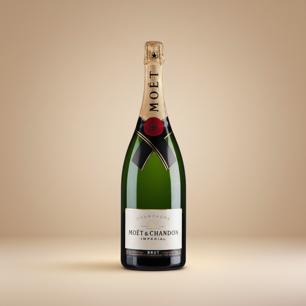 Beautified Moët & Chandon Brut from uploaded reference