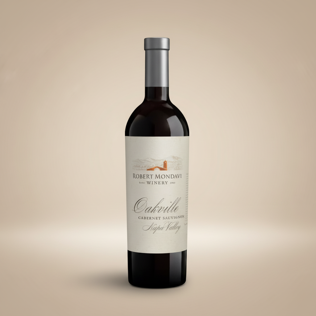 Beautified Oakville Cabernet Sauvignon from uploaded reference